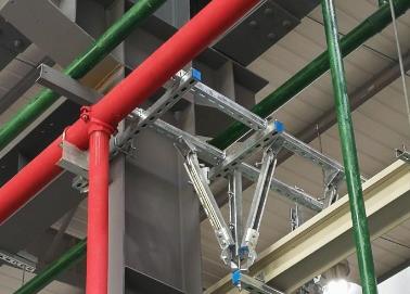 高平该抗震支架的整体式支吊架结构协调性好